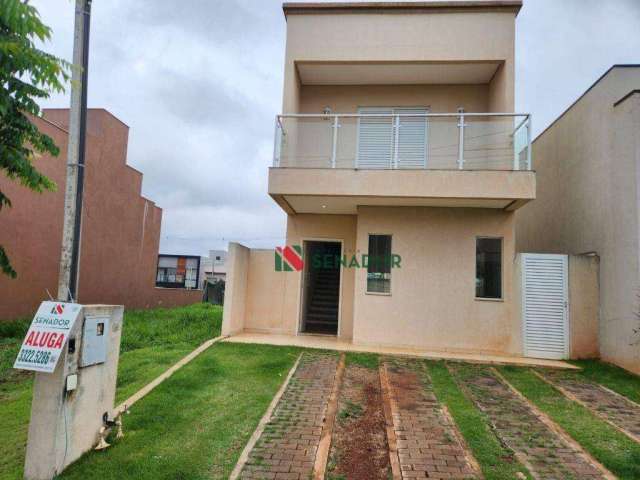 Lindo Sobrado com 3 dormitórios para alugar, 126 m² por R$ 2.500/mês - Heimtal - Londrina/PR