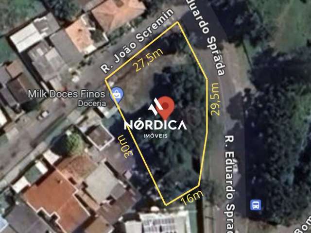 Terreno com 580m² à venda na Rua Eduardo Sprada