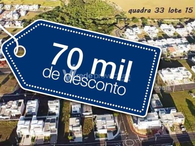 Terreno em condomínio fechado à venda na Rua Lazara Diniz Luciano, s/n°, Residencial Real Parque Sumaré, Sumaré por R$ 410.000