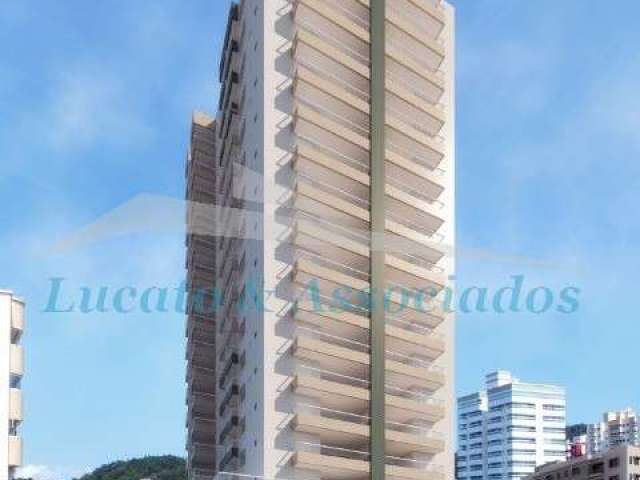 Apartamento à venda em Praia Grande-SP: 3 quartos, 3 suítes, no Canto do Forte - 126,17m², 3 vagas.