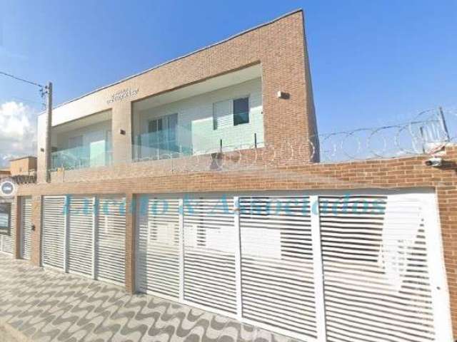 Casa em condomínio à venda em Praia Grande-SP, bairro Mirim: 2 quartos, 1 suíte, sala, banheiro, 1 vaga, 62m².