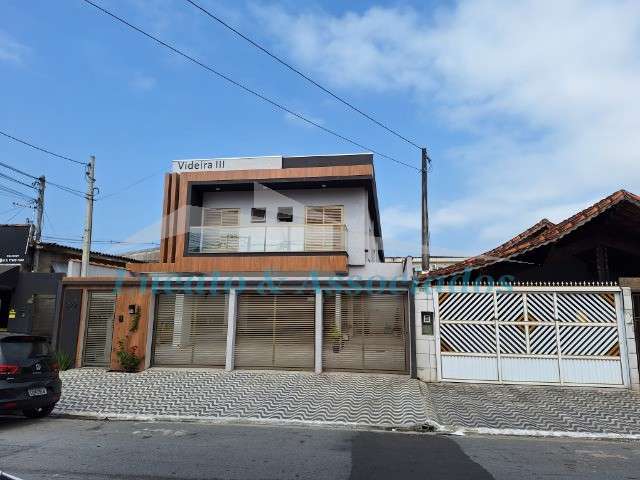 Imperdível Casa em Condomínio à Venda em Praia Grande-SP, Maracanã: 3 Quartos, 1 Suíte, 1 Sala, 2 Banheiros, 1 Vaga, 79,73 m².