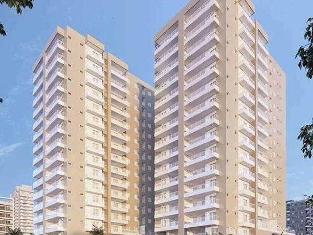 Apartamento à Venda em Praia Grande, 2 dormitórios, Mirim - Entrada R$ 21 mil