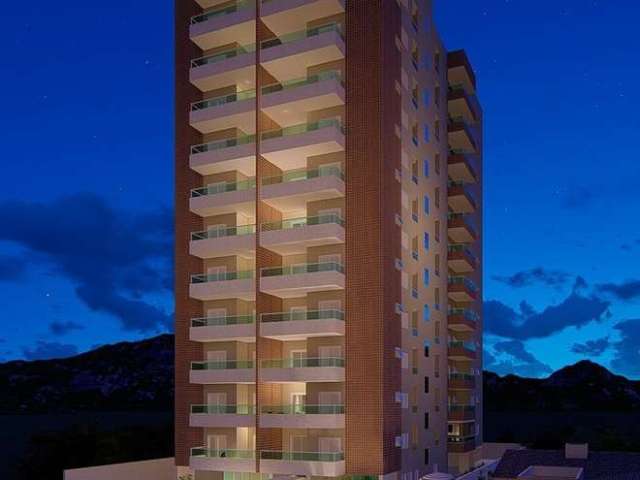 Apartamento à Venda em Praia Grande, 2 dormitório, Mirim - R$487 mil