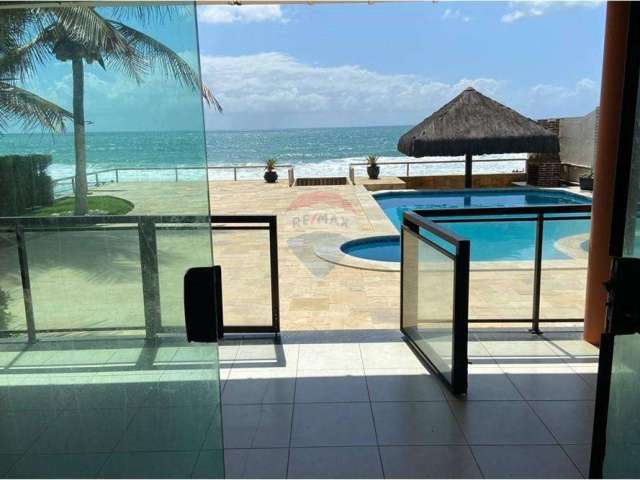 CASA COM 5 SUÍTES E PISCINA PARA ALUGUEL TEMPORADA NATAL, ANO NOVO, JANEIRO, CARNAVAL NA BEIRA-MAR NA PRAIA ENSEADA DOS CORAIS PÉ NA AREIA 600m2