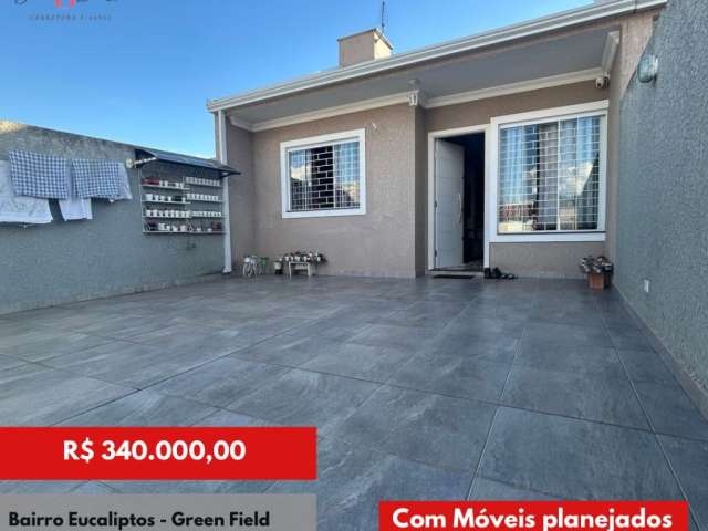 Linda casa em Fazenda Rio Grande, com 54m²