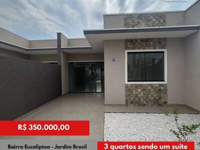 Linda casa de 3 quarto com suíte