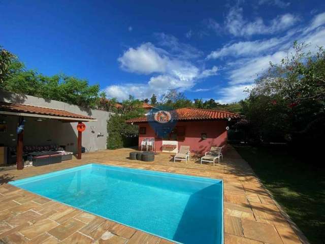 TÉRREA, 3 suítes, lote plano, piscina e gourmet!- Cotia/SP