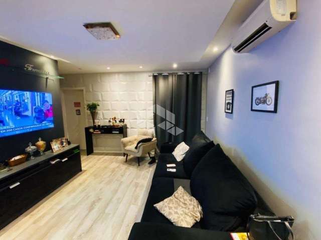 Apartamento terreo 2 dormitorios, PNE, banheiro social, 2 living, piso vinilico, abertura PVC, sacada com vidro temperado, agua quente.