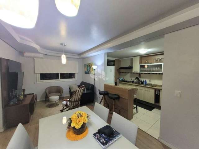 Apartamento em condomínio, 63 m² de ária privativa, 2 dormitórios, living com 3 ambientes, garagem coberta, aceira financiamento e FGTS