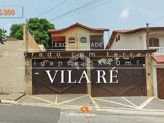 Sobrado na vila ré com 4 dormitórios, 2 suites, edicula, 4 vagas e area gourmet