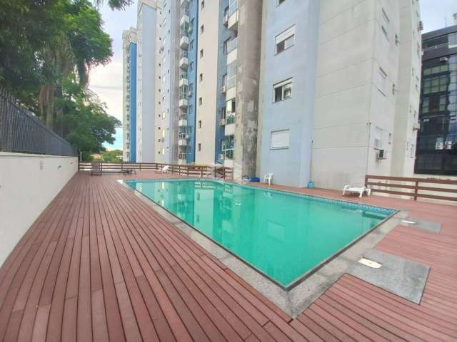 Apartamento 2 dormitórios com sacada e churrasqueira, centro de Canoas/RS.