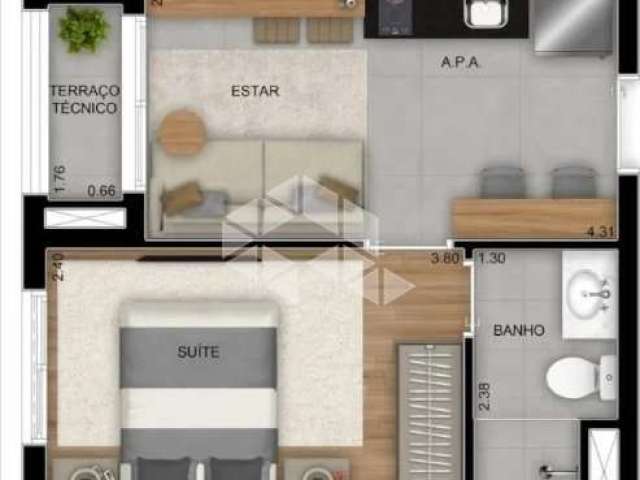 Studio de 28m² em Jardim Prudência com Lazer Completo!