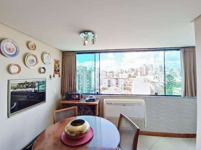 Apartamento 2 dormitorios com suite, sacada, vista, andar alto, 2 vagas cobertas 84m2