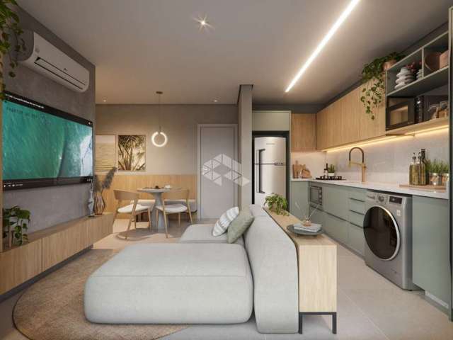 Apartamento estilo Living de um dormitório, sendo uma suíte em Campinas, São José/SC