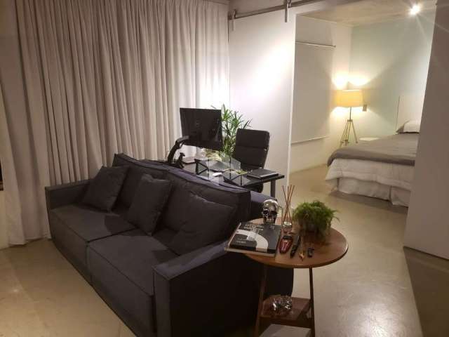 Apartamento á venda no Brooklin, com 1 dormitório e 1 vaga.