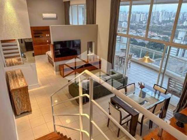 Loft reformado na Berrini com vista incrível da cidade - 108m² 2 vagas