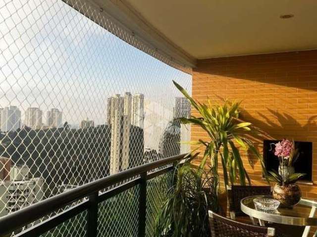 Apartamento 191m² com 4 dormitórios e 3 vagas á venda no Morumbi