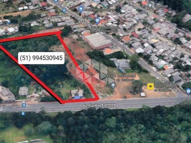 Canoas - oportunidade única - 5.603 m² - na av. santos ferreira. estuda contra propostas e permuta parcial.