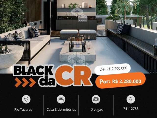 Casa de 200m2 com 3 quartos/dormitórios (suítes) à venda no Loteamento Villa Pamplona, Rio Tavares por R$ 2.400.000,00