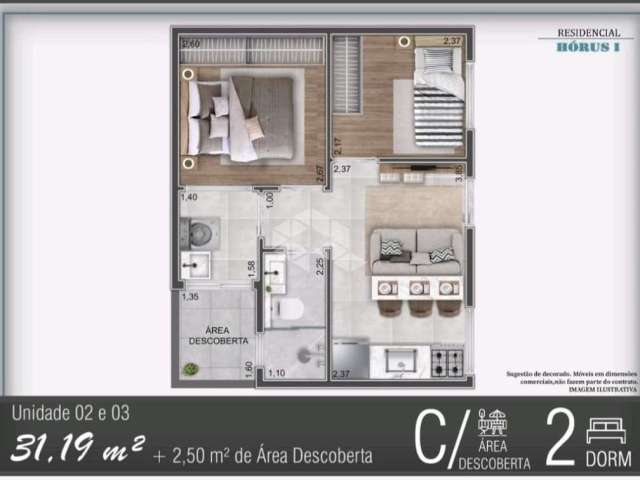 Apartamento com 2 dormitórios à venda, 31m2 por R$ 180.850 - Vila Matilde