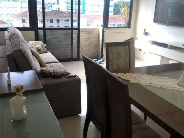 Apartamento com 3 dormitórios, 2 suítes, 1 vaga e piscina no bairro do Boqueirão, Santos.