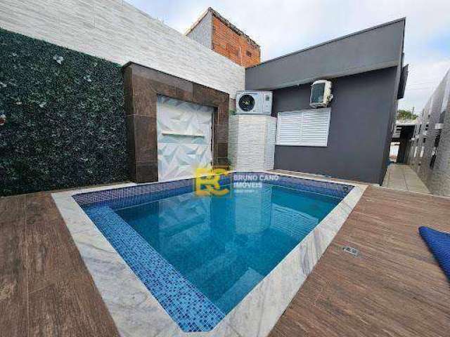 Casa térrea moderna com piscina -  Josedy - Peruíbe/SP