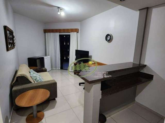 Flat com 1 dormitório para alugar, 36 m² por R$ 3.000,00/mês - Jardim São Dimas - São José dos Campos/SP