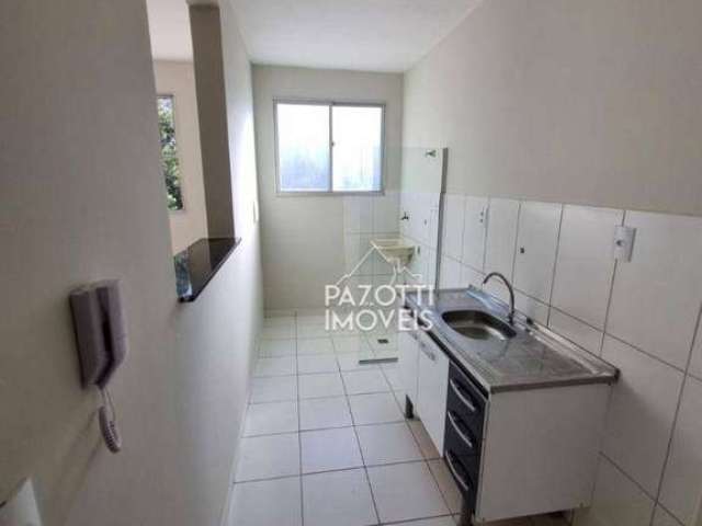 Apartamento com 2 dormitórios à venda, 46 m² por R$ 155.000 - Parque São Sebastião - Ribeirão Preto/SP