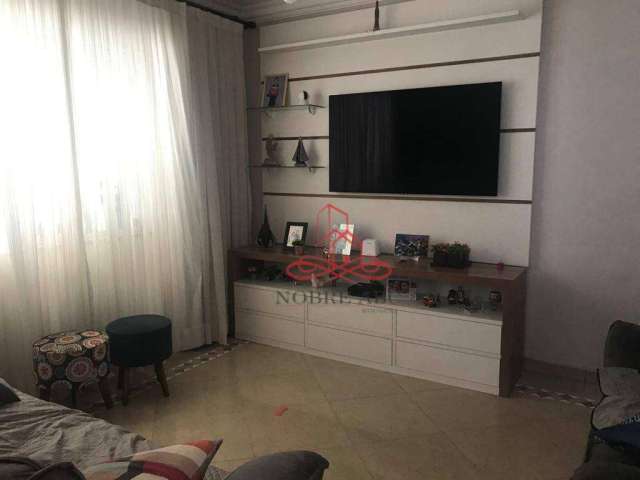 Sobrado com 3 dormitórios para alugar, 176 m² por R$ 4.280,00/mês - Jardim - Santo André/SP