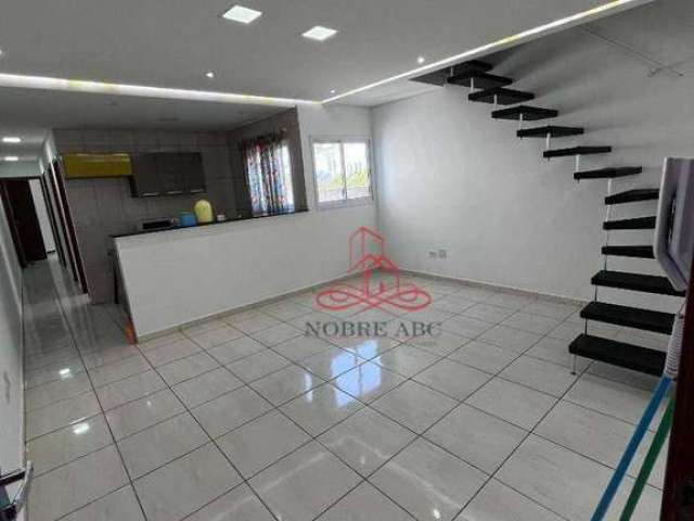 Cobertura com 3 dormitórios à venda, 60 m² por R$ 550.000,00 - Vila Pires - Santo André/SP