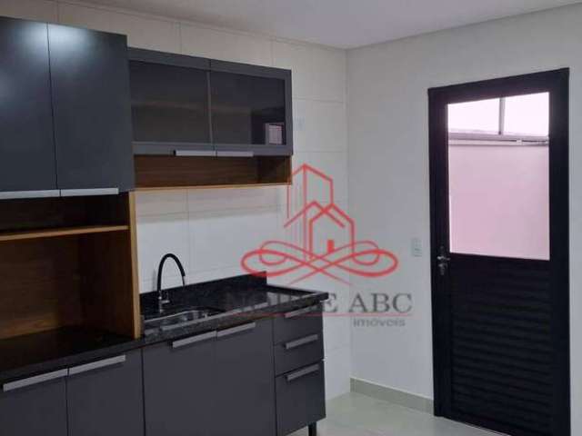 Apartamento com 2 dormitórios para alugar, 45 m² por R$ 2.100,00/mês - Vila Linda - Santo André/SP