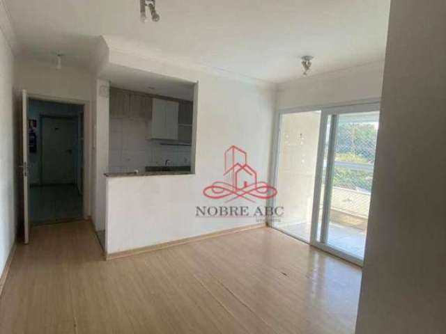 Apartamento com 2 dormitórios para alugar, 57 m² por R$ 3.391,00/mês - Jardim - Santo André/SP