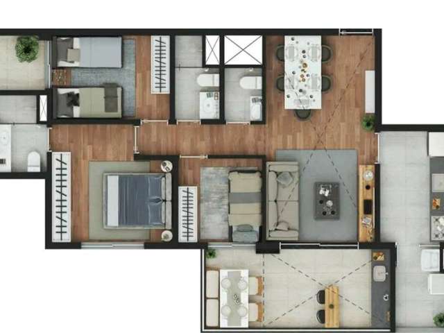 Penthouse 98mts 3 dorms 1 st 2 vgs determinadas