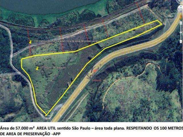 Área à venda ou locação 57.000 m² por R$ 6.000.000 - Rodovia - Lavrinhas/SP