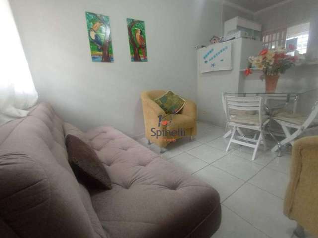 Apartamento com 2 dormitórios para alugar, 70 m² por R$ 2.110,34/mês - Centro - Ubatuba/SP