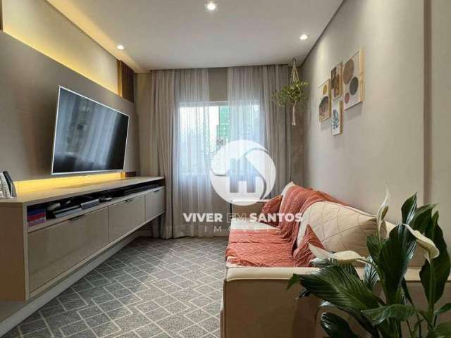 Apartamento com 2 dormitórios à venda, 60 m² por R$ 419.000,00 - Itararé - São Vicente/SP
