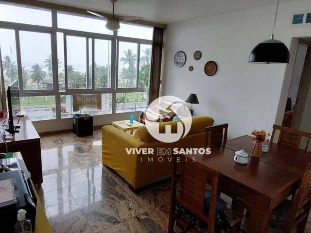 Apartamento vista mar , 90 m² por R$ 480.000 - Itararé - São Vicente/SP