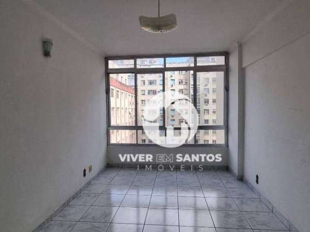 Apartamento com 1 dormitório à venda, 48 m² por R$ 345.000,00 - Aparecida - Santos/SP