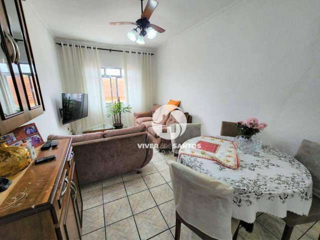 Apartamento com 2 dormitórios à venda, 66 m² por R$ 319.000,00 - Macuco - Santos/SP