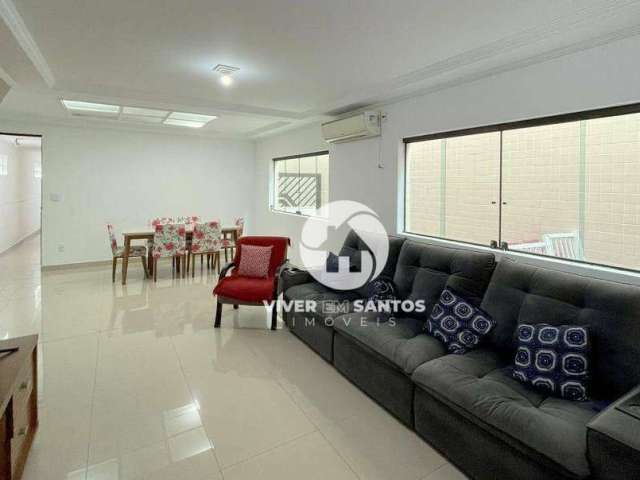 Casa com 3 dormitórios à venda, 197 m² por R$ 1.190.000,00 - Campo Grande - Santos/SP