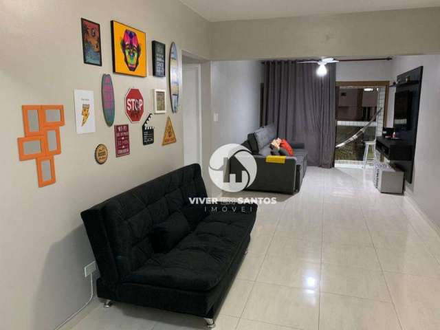 Apartamento com 1 dormitório à venda, 60 m² por R$ 425.000,00 - Boqueirão - Santos/SP