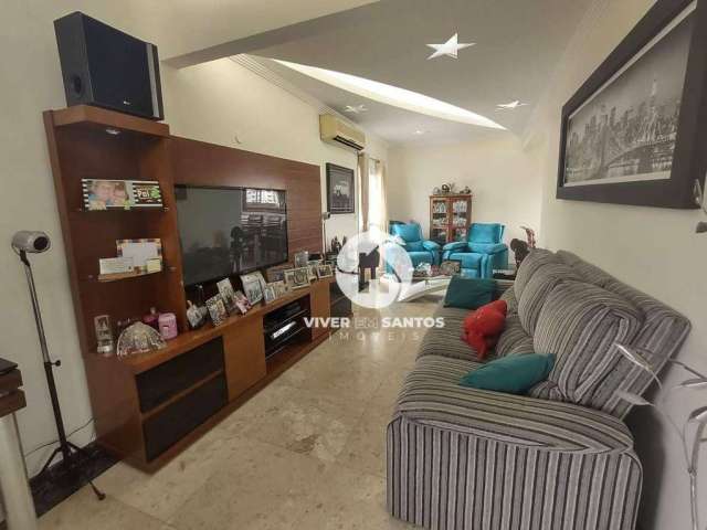 Cobertura com 3 dormitórios à venda, 240 m² por R$ 1.150.000,00 - Campo Grande - Santos/SP