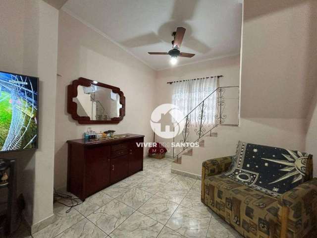 Casa com 2 dormitórios à venda, 117 m² por R$ 555.000,00 - Macuco - Santos/SP