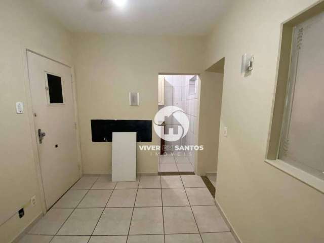 Apartamento com 1 dormitório à venda, 41 m² por R$ 300.000,00 - Embaré - Santos/SP