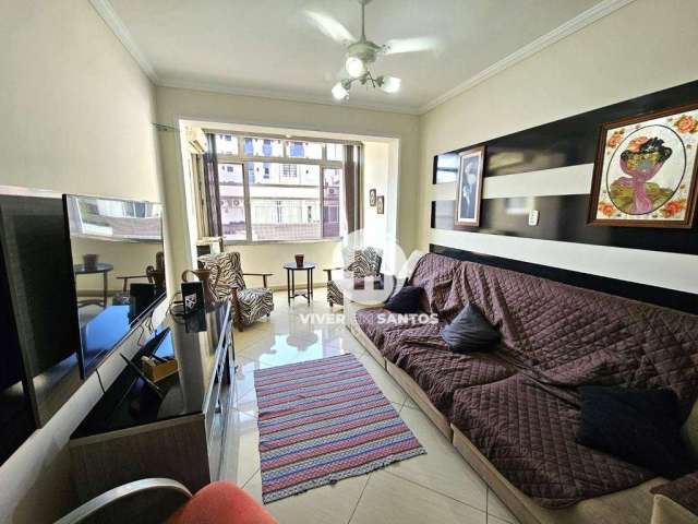 Apartamento com 4 dormitórios à venda, 133 m² por R$ 850.000,00 - Boqueirão - Santos/SP