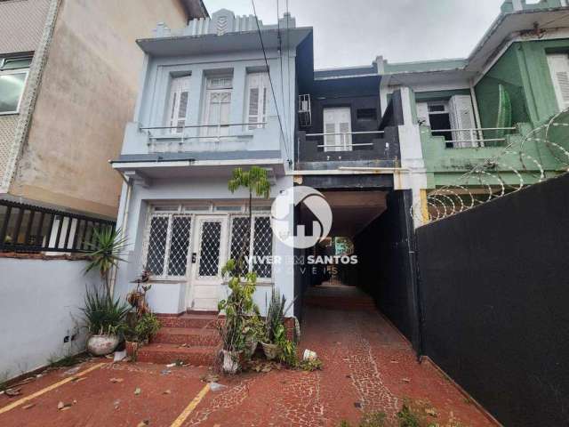 Sobrado com 5 dormitórios à venda, 240 m² por R$ 1.150.000,00 - Marapé - Santos/SP