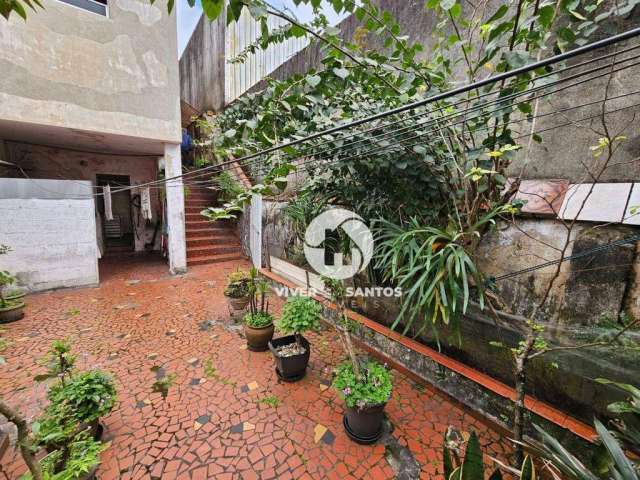 Terreno à venda, 188 m² por R$ 625.000,00 - Vila Matias - Santos/SP