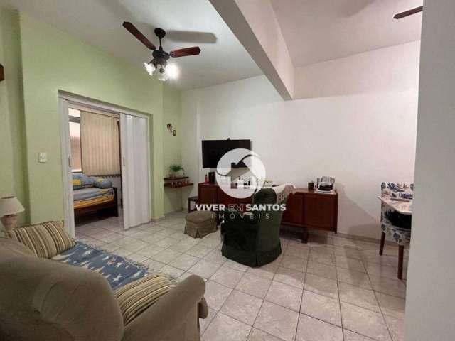 Apartamento com 1 dormitório à venda, 59 m² por R$ 320.000,00 - Embaré - Santos/SP