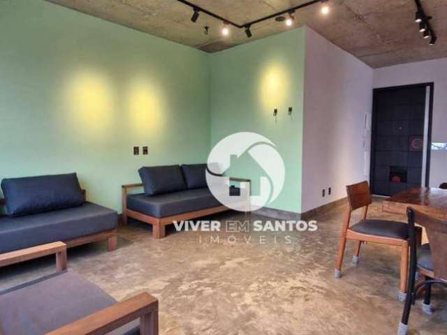 Apartamento com 1 dormitório à venda, 74 m² por R$ 925.000,00 - Embaré - Santos/SP